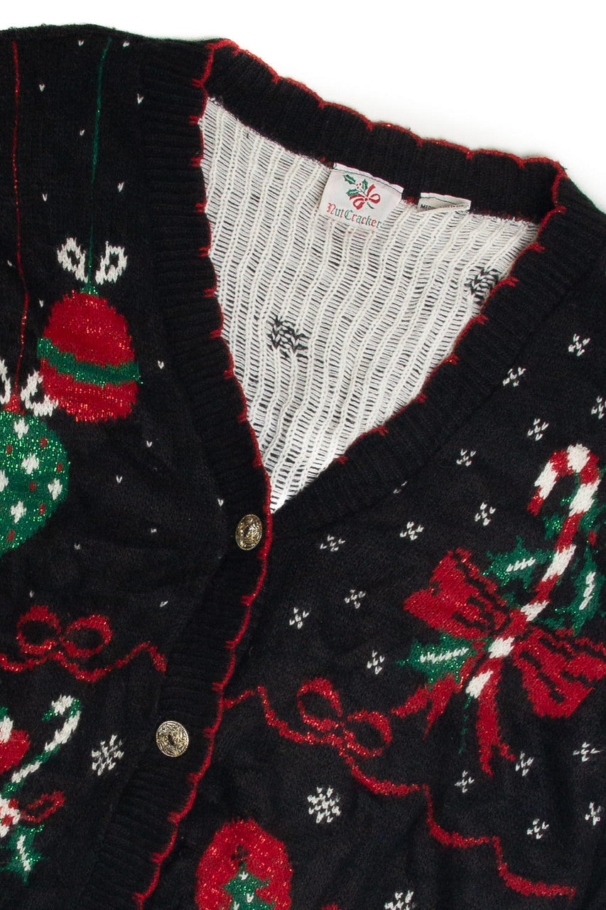 Vintage Black Ugly Christmas Cardigan 59592