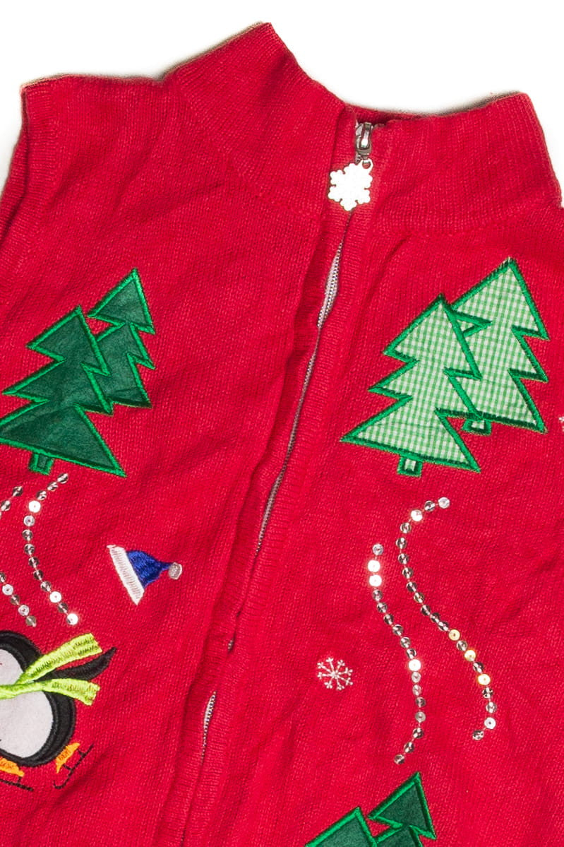 Vintage Red Ugly Christmas Vest 62296