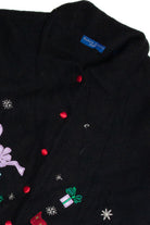 Vintage Black Ugly Christmas Cardigan 60884