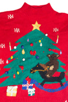 Vintage Red Ugly Christmas Pullover 63308