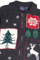 Vintage Black Ugly Christmas Cardigan 63177
