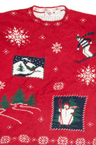 Vintage Red Ugly Christmas Pullover 63389