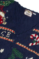 Vintage Blue Ugly Christmas Cardigan 59566