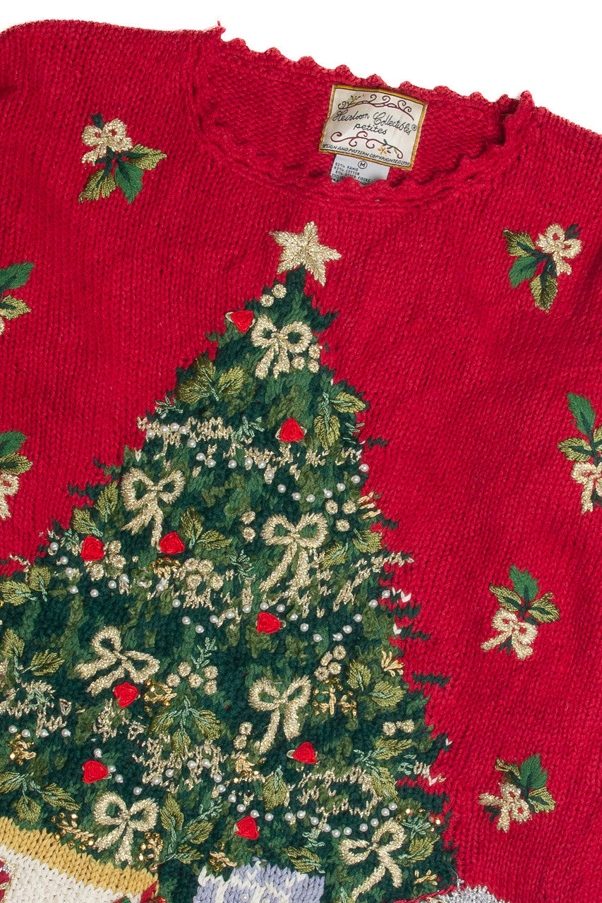 Vintage Red Ugly Christmas Sweater 59582