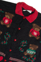 Vintage Bears Ugly Christmas Cardigan 59606