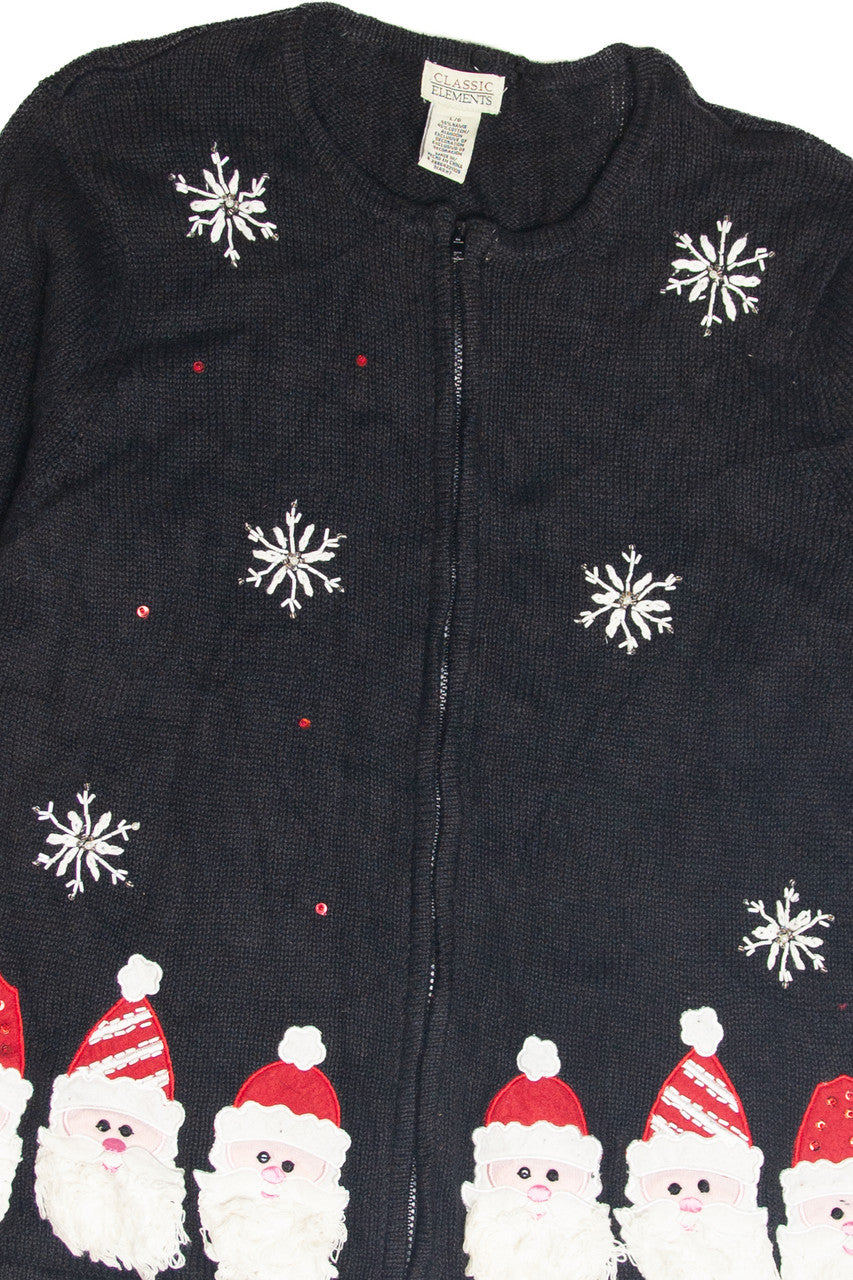 Vintage Black Ugly Christmas Cardigan 63162