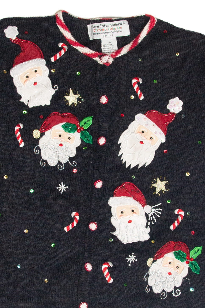 Vintage Black Ugly Christmas Cardigan 63420