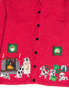 Vintage Red Ugly Christmas Cardigan 63214