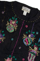 Vintage Black Ugly Christmas Sweater 59611