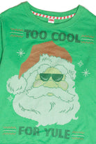 Santa "Too Cool For Yule" Holiday Sweatshirt