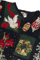 Vintage Black Ugly Christmas Cardigan 60911