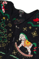 Vintage Black Ugly Christmas Cardigan 62297