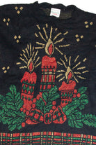 Vintage Black Ugly Christmas Pullover 63284