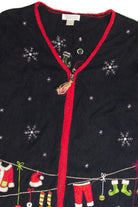 Vintage Black Ugly Christmas Cardigan 63112