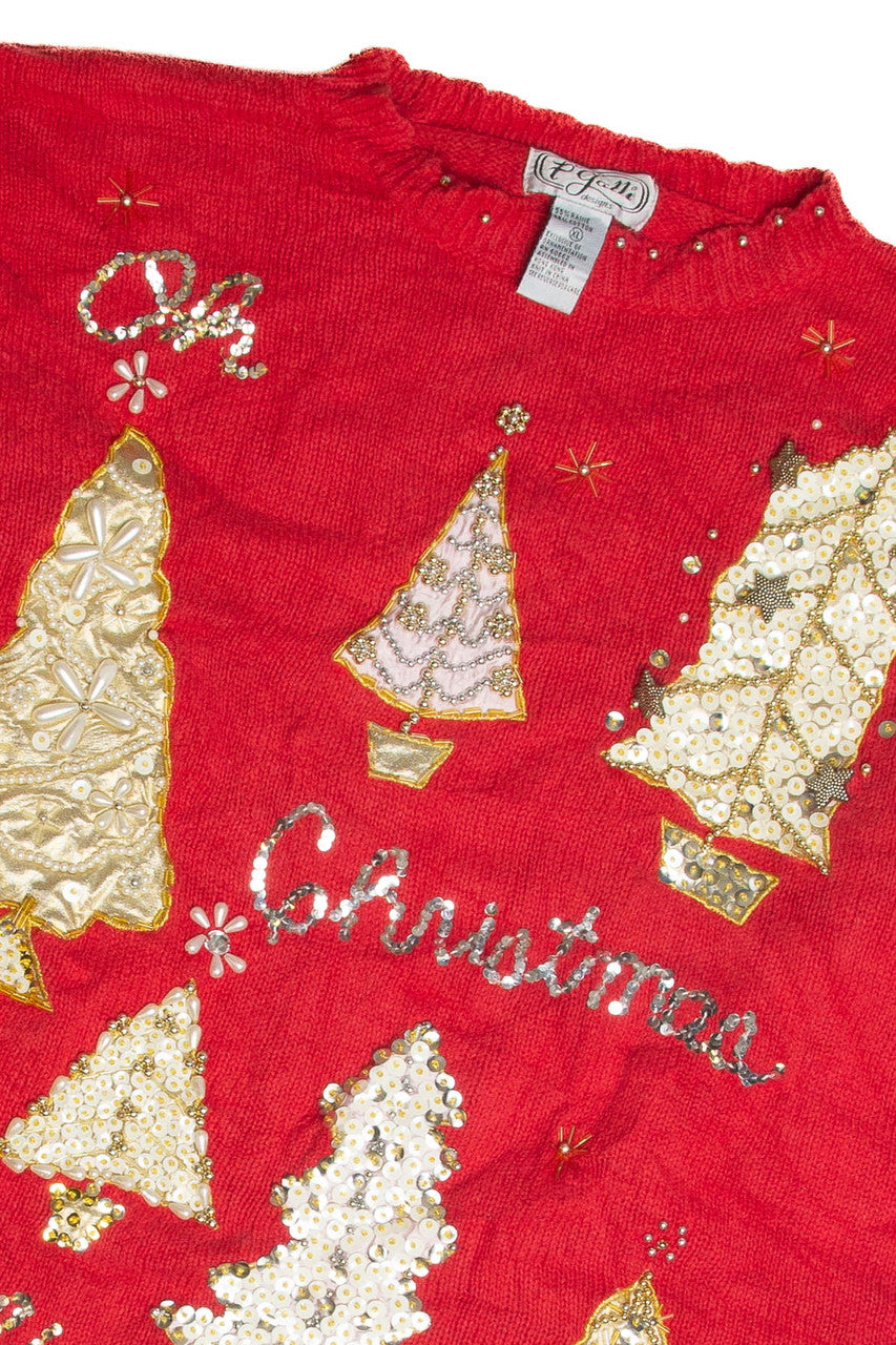 Vintage Red Ugly Christmas Sweater 59815