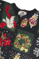 Vintage Black Ugly Christmas Cardigan 59900