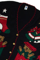 Vintage Black Ugly Christmas Cardigan 62838