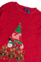 Vintage Red Ugly Christmas Sweater 62635