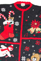 Vintage Black Ugly Christmas Pullover 63218