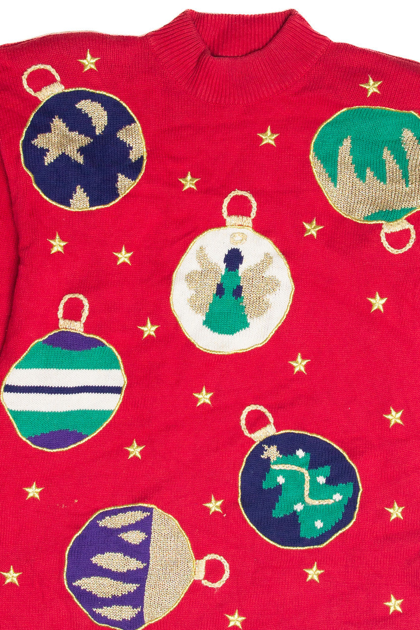 Vintage Red Ugly Christmas Pullover 63298