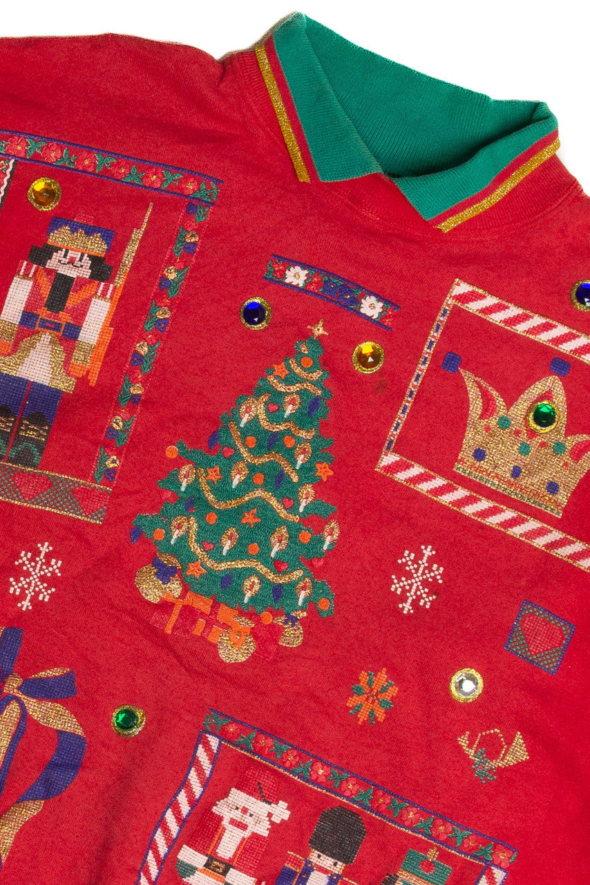 Vintage Red Christmas Sweatshirt 62539