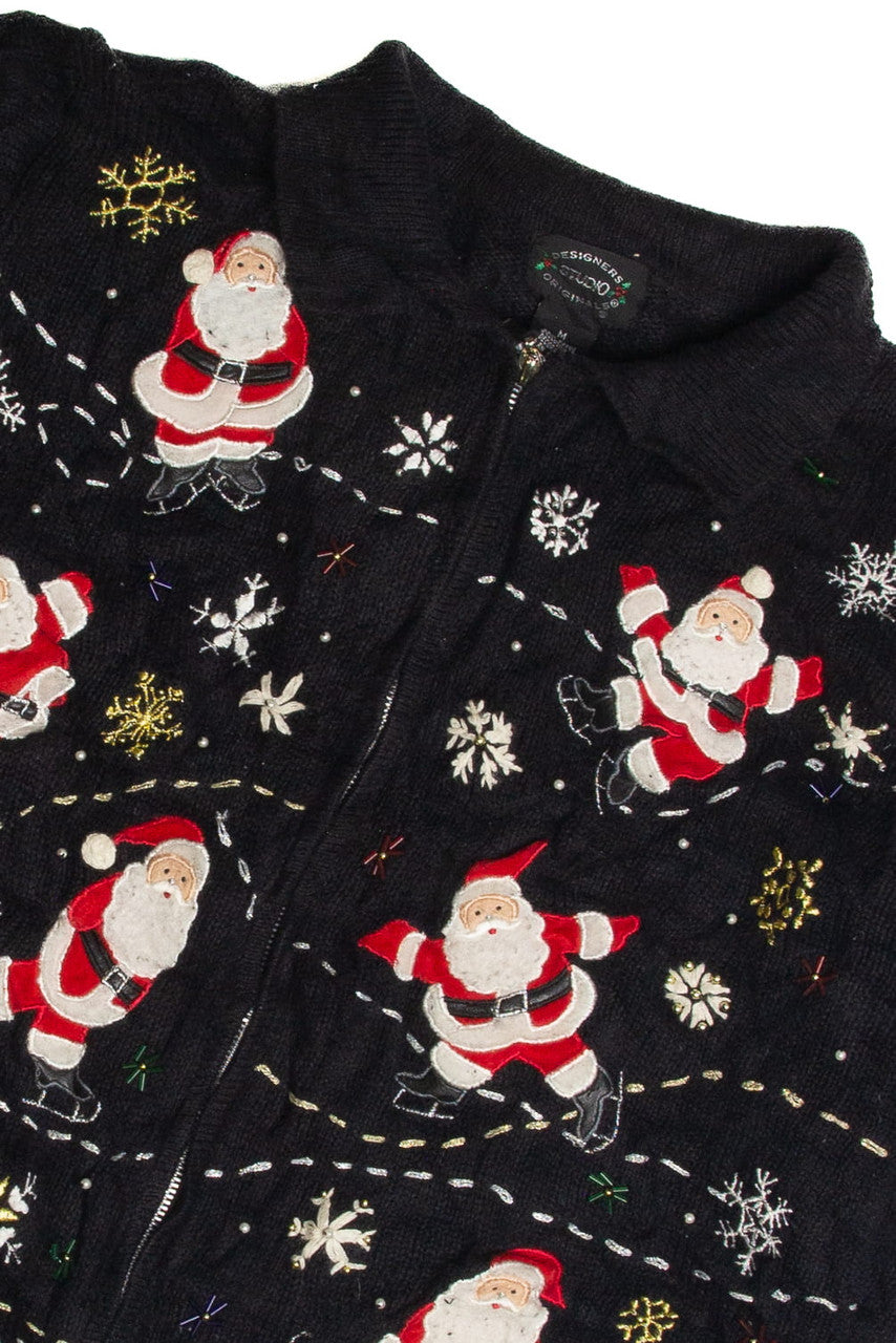 Vintage Black Ugly Christmas Cardigan 62469