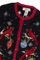 Vintage Black Ugly Christmas Cardigan 59858