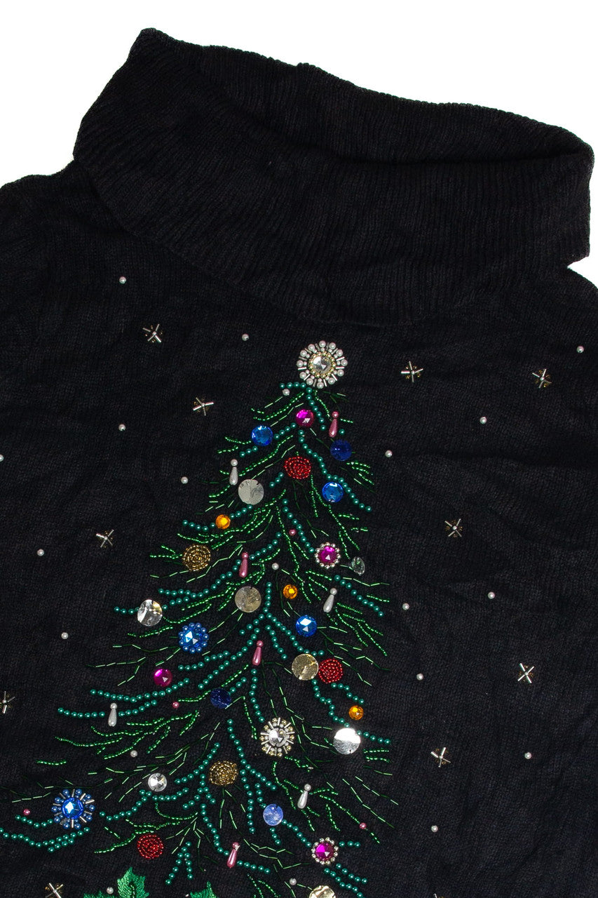 Vintage Black Ugly Christmas Sweater 62608