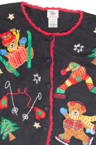Vintage Black Ugly Christmas Cardigan 63223
