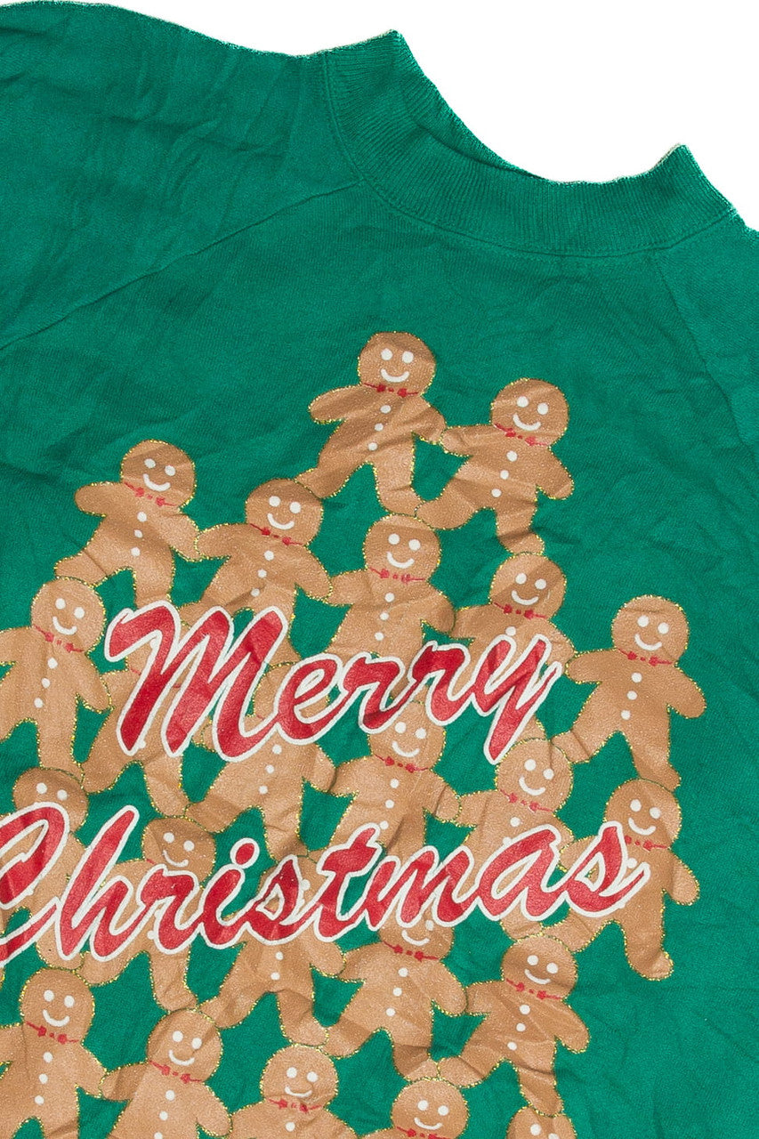Vintage Green Christmas Sweatshirt 62566