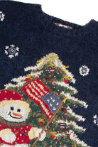 Vintage Blue Ugly Christmas Sweater 62473