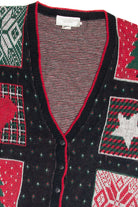 Vintage Black Ugly Christmas Vest 61814