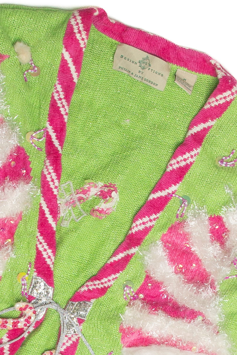 Vintage Green Ugly Christmas Cardigan 59989