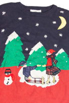 Vintage Blue Ugly Christmas Pullover 63179