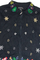 Vintage Black Ugly Christmas Cardigan 63167