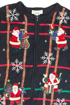 Vintage Black Ugly Christmas Cardigan 63379