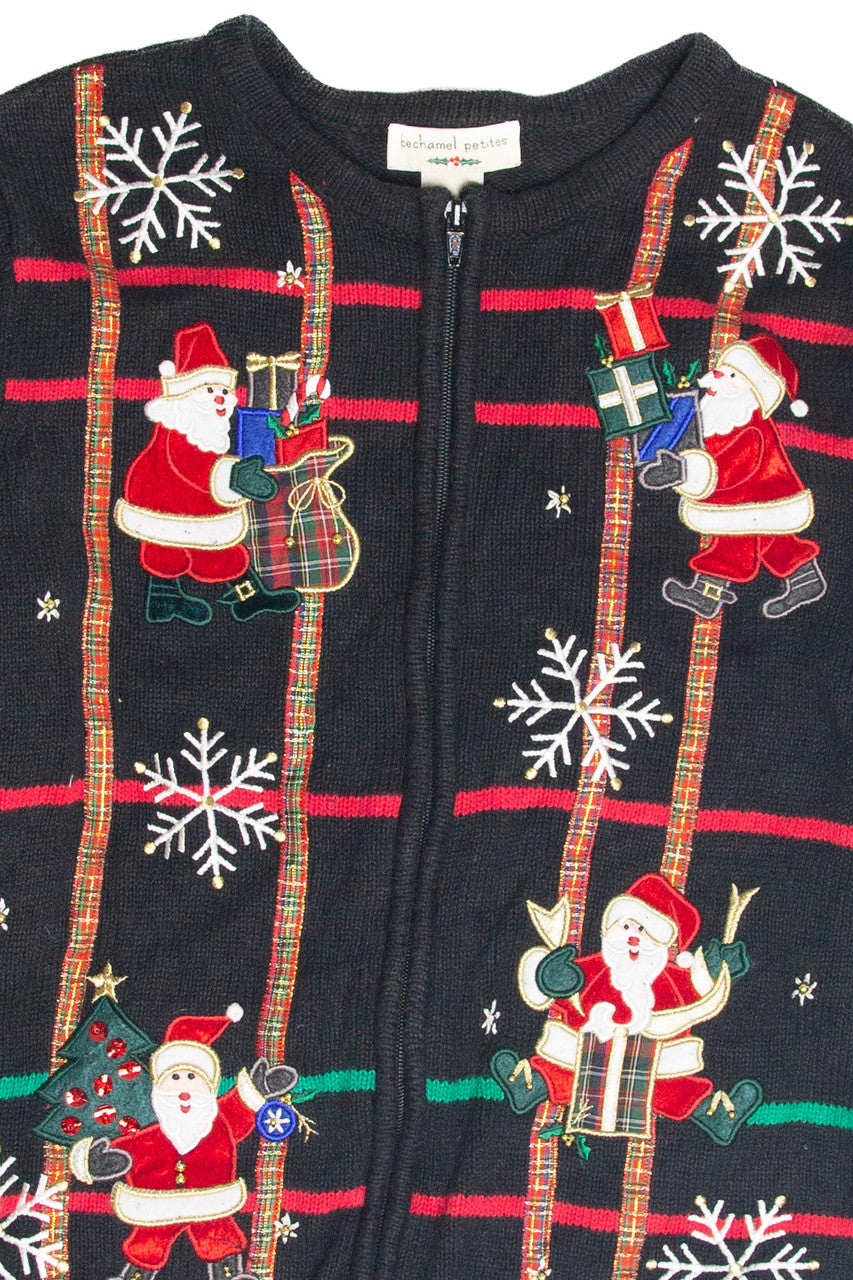 Vintage Black Ugly Christmas Cardigan 63379