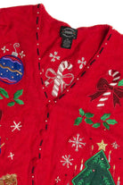 Vintage Red Ugly Christmas Vest 59644