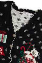 Vintage Black Ugly Christmas Sweater 59671