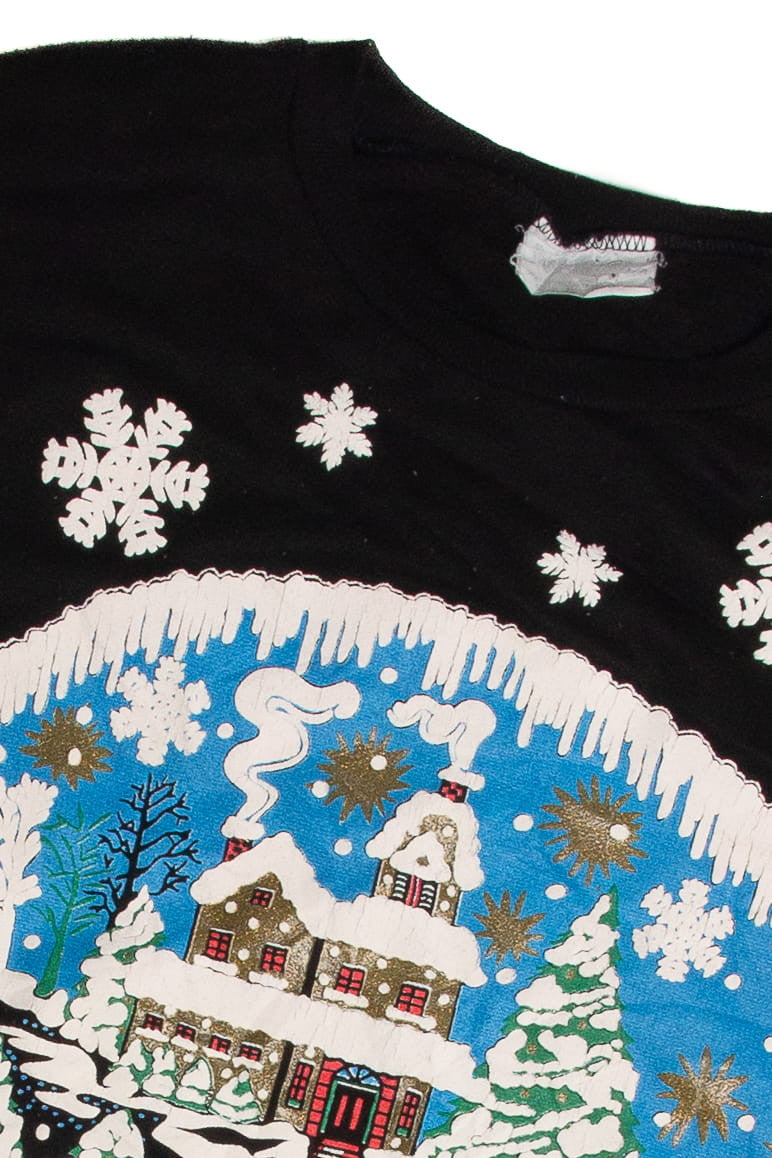 Vintage Black Christmas Sweatshirt 62485