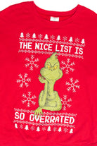 The Grinch "Nice List Is Overrated" Sweatshirt