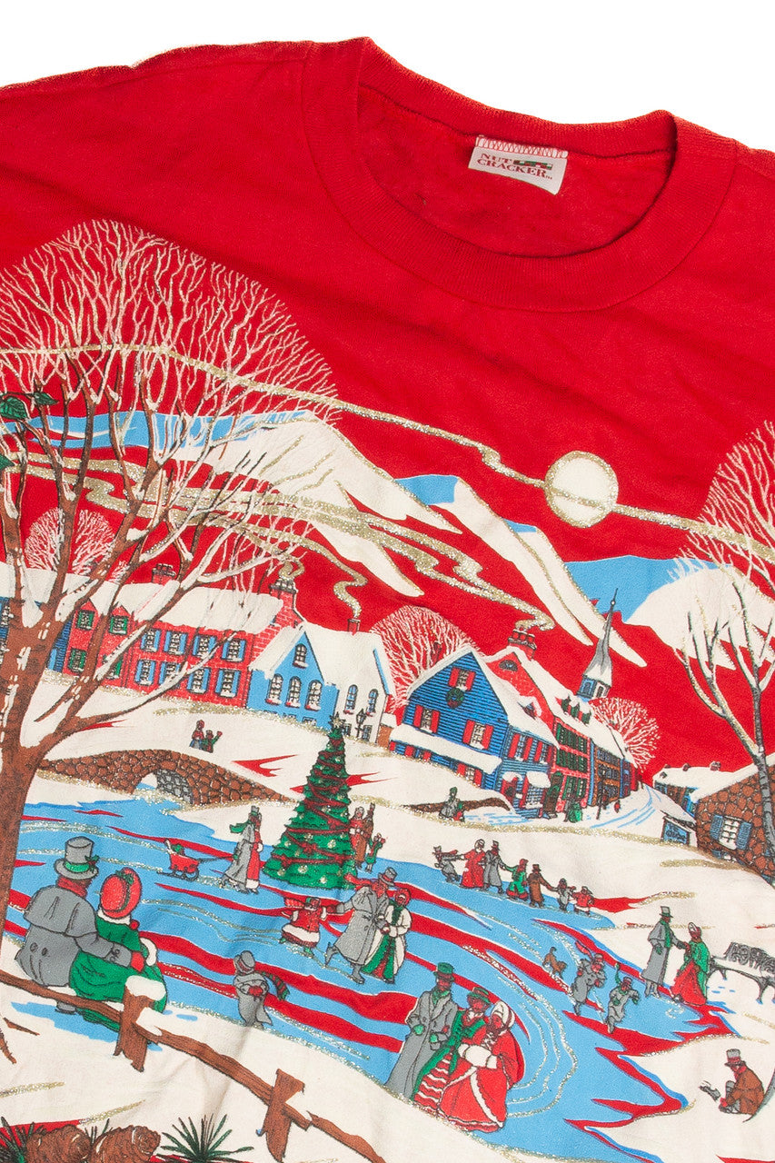 Vintage Red Christmas Sweatshirt 62524