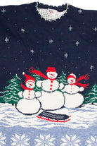 Vintage Blue Ugly Christmas Pullover 63388
