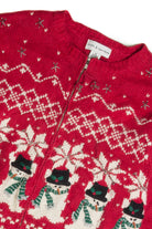 Vintage Red Ugly Christmas Cardigan 60951