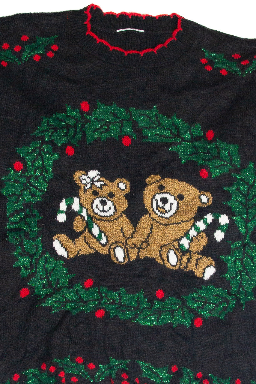 Vintage Black Ugly Christmas Pullover 63336