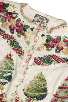 Vintage White Ugly Christmas Cardigan 59810