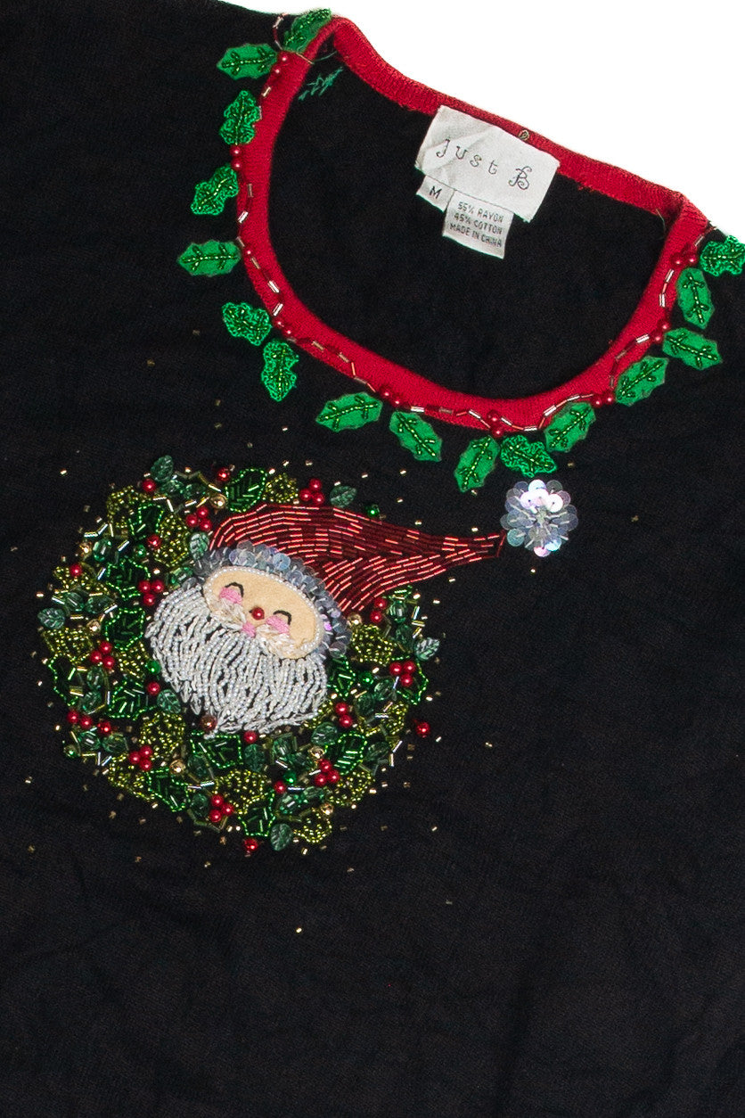 Vintage Black Ugly Christmas Sweater 59583