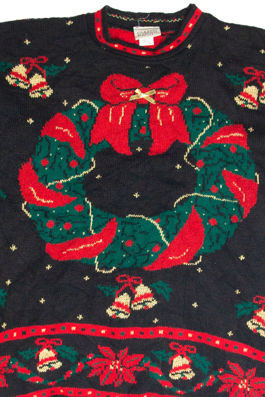 Vintage Black Ugly Christmas Pullover 63399
