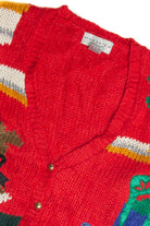 Vintage red Ugly Christmas cardigan 59701