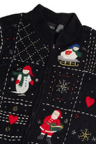 Vintage Black Ugly Christmas Vest 62591
